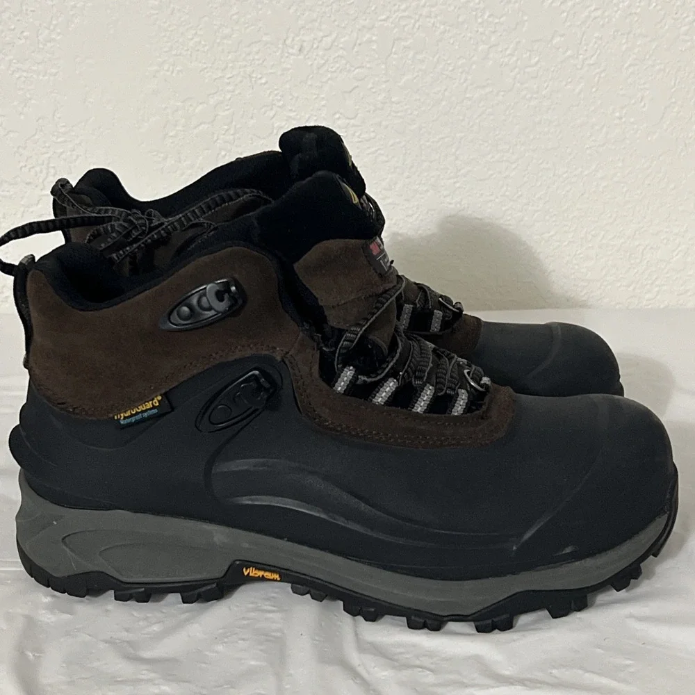 Absolute Canada Whistler 2 Snow Winter Boot Mens Sz 8.5 Brown Leather -40 Rated